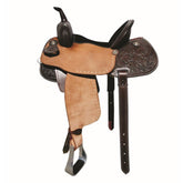 Pro Elite Barrel Saddle - Dark Brown - FG Pro Shop Inc.